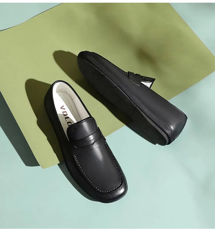 VOLO犀牛休闲豆豆鞋,犀牛女士百搭鞋