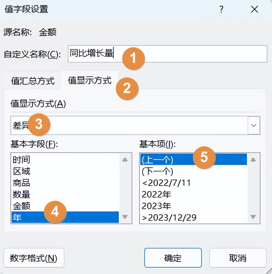 excel数据透视表同比环比增长率,数据透视表如何统计环比同比增长