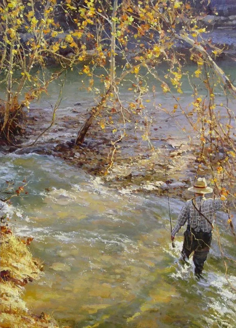 大师笔触生动的风景油画,视觉冲击力很强的风景油画图片