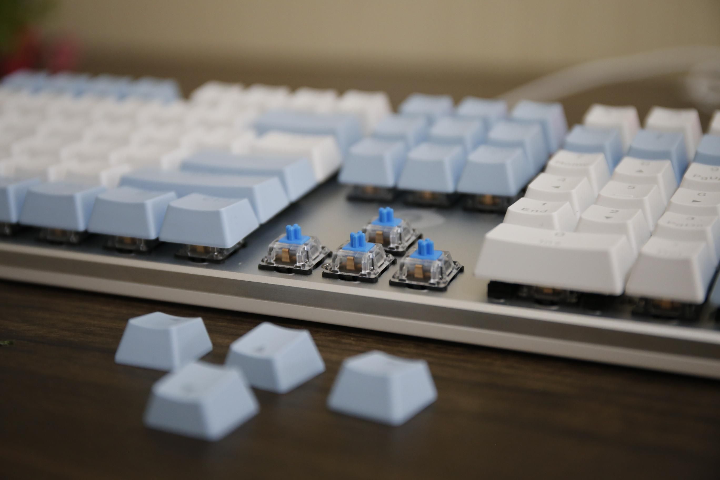 达尔优ek815青轴键盘鼠标套装,618达尔优无线键盘