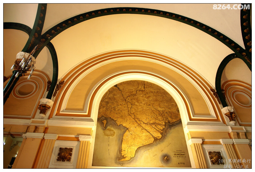 越南旅游者胡志明,胡志明市百年邮局