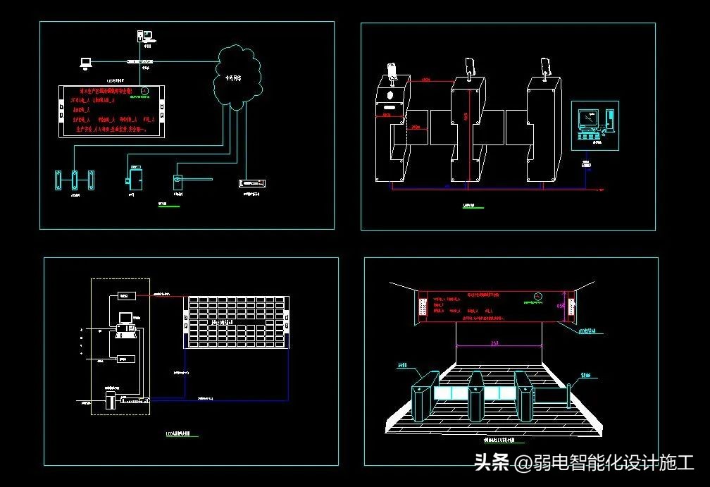 施工现场布置的cad图大全,施工现场临时设施布置图cad