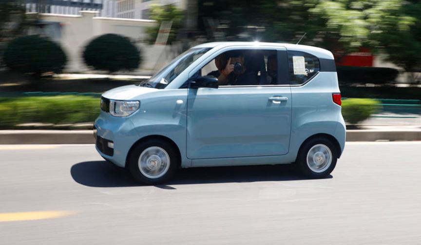 小姐姐五菱宏光四座miniev敞篷,小姐姐买的五菱宏光mini视频