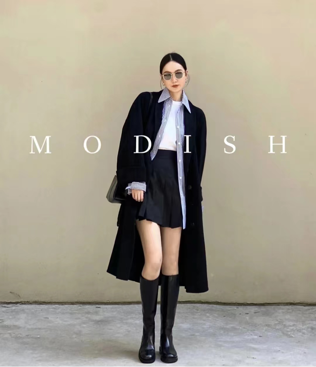 19套长款大衣内搭推荐,层次分明显高显瘦