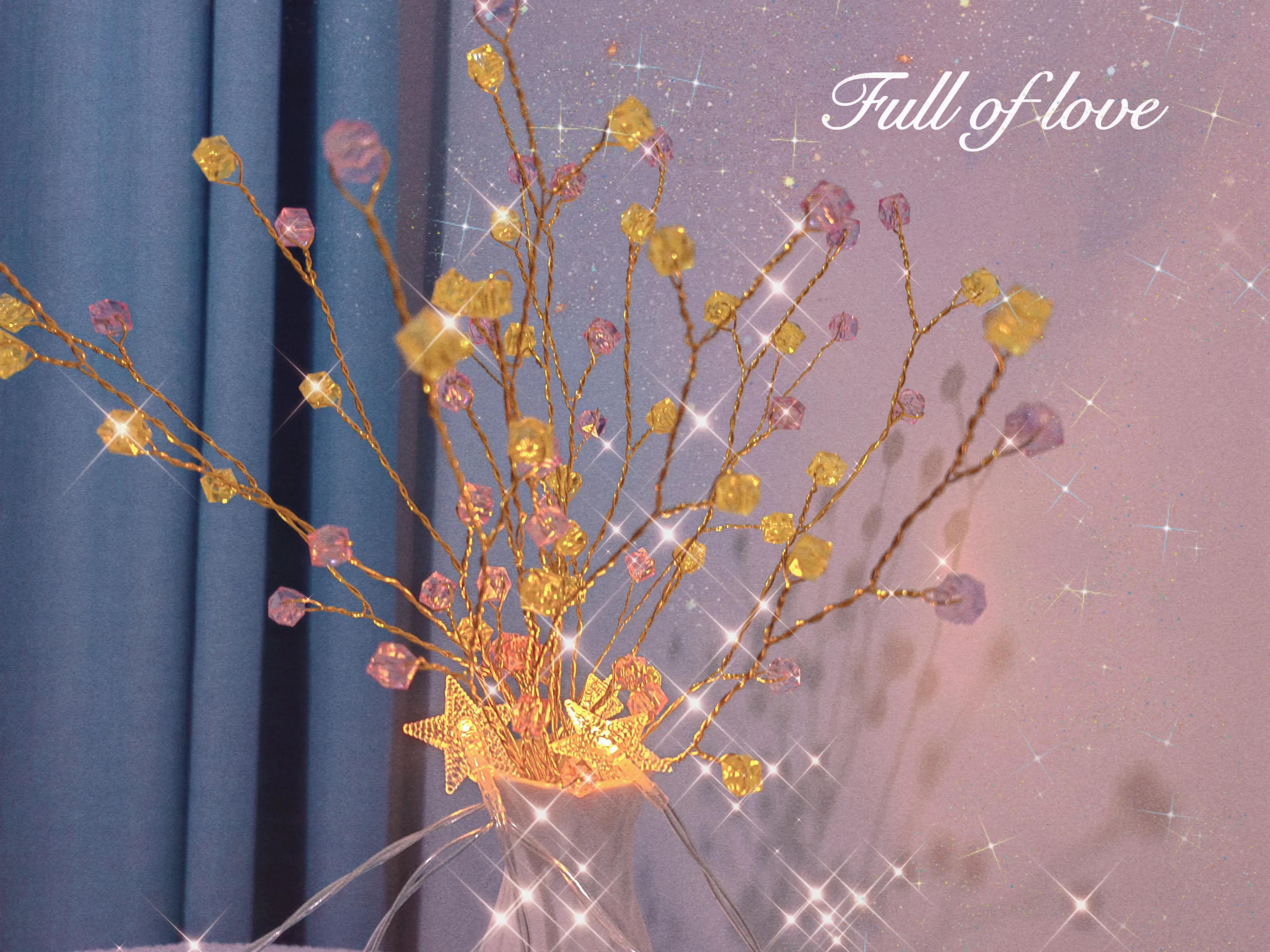 串珠花图片,手工串珠花图片