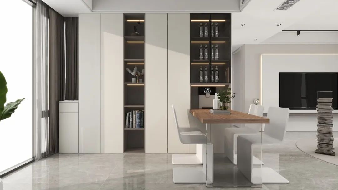 98平米三室两厅二卫简约装修风格,98平方米三室一厅装修现代简约