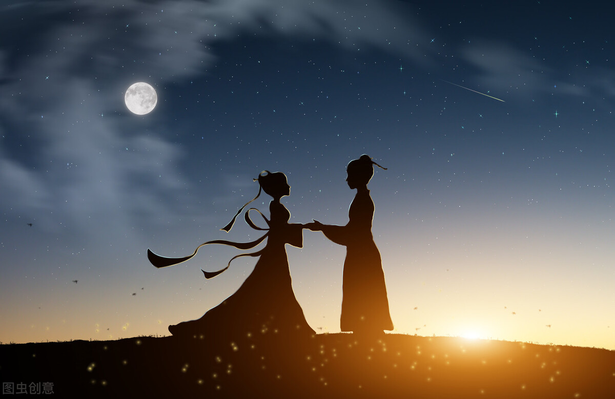 七夕新传牛郎织女漫话七夕情-山竹青青-开平朗诵