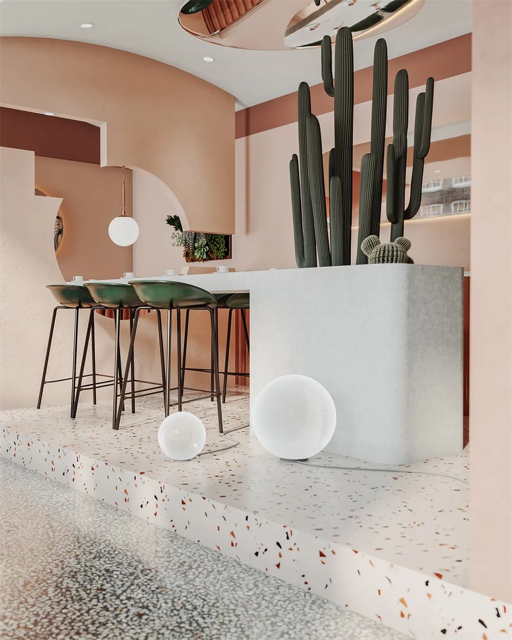 日式甜品店设计,法式甜品店设计效果图