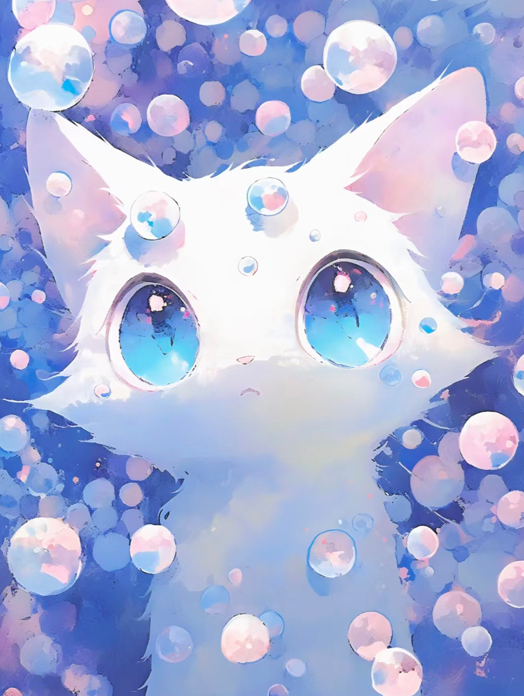 猫咪高清壁纸4k全屏60帧,萌萌哒粉色花篮里的猫咪图片壁纸