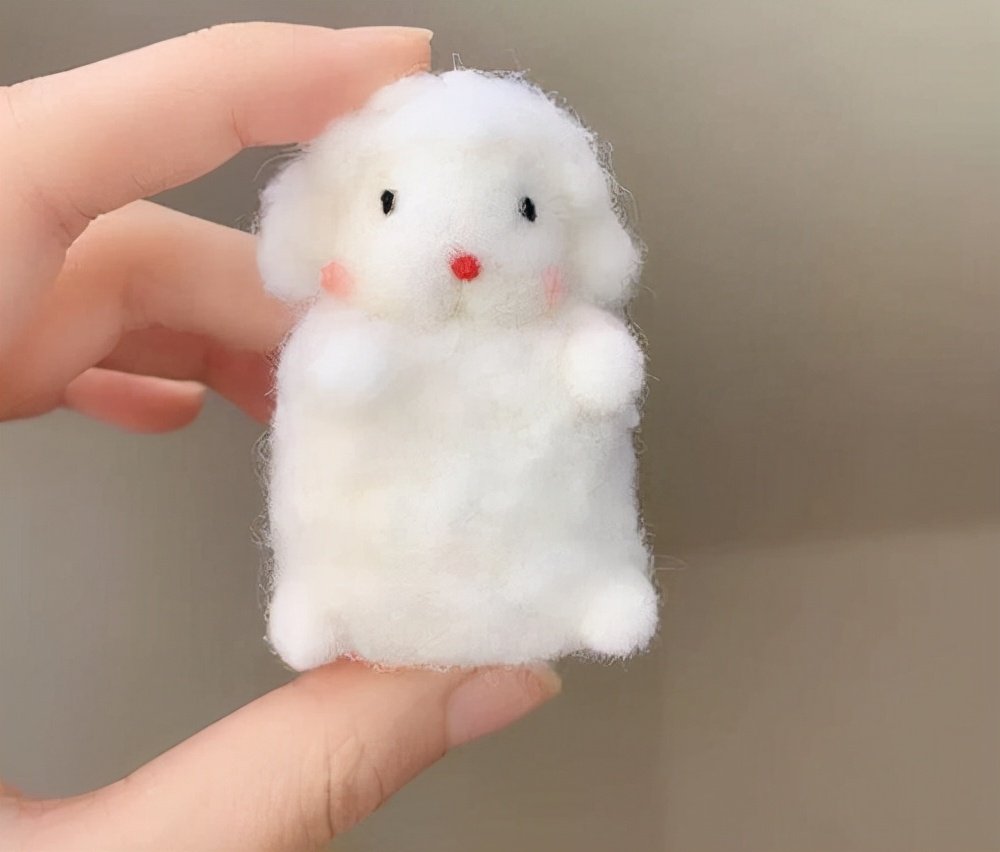 用羊毛毡还原自己死去的宠物,羊毛毡还原死去的宠物