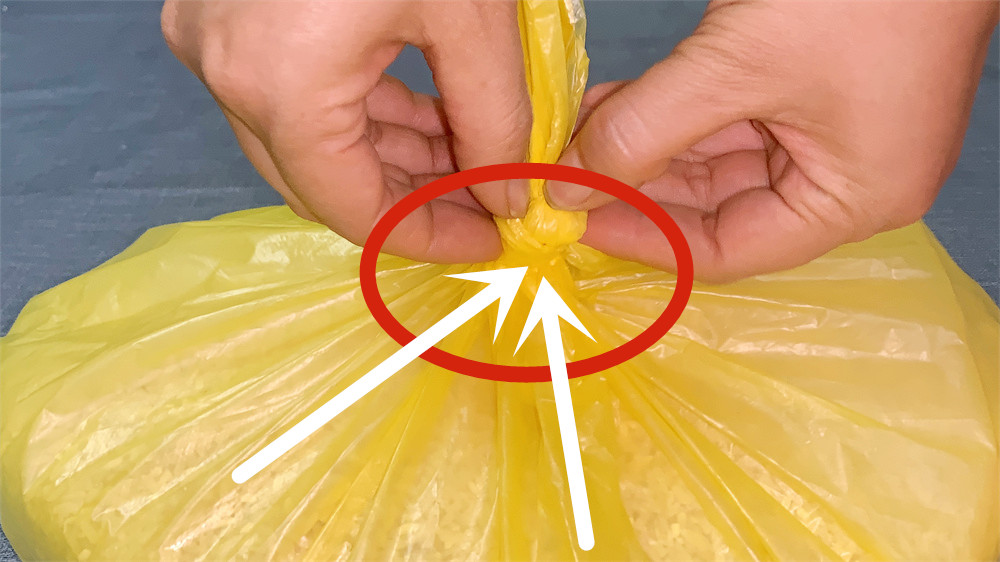 塑料袋不打死结的妙招,塑料袋打结后解不开咋办
