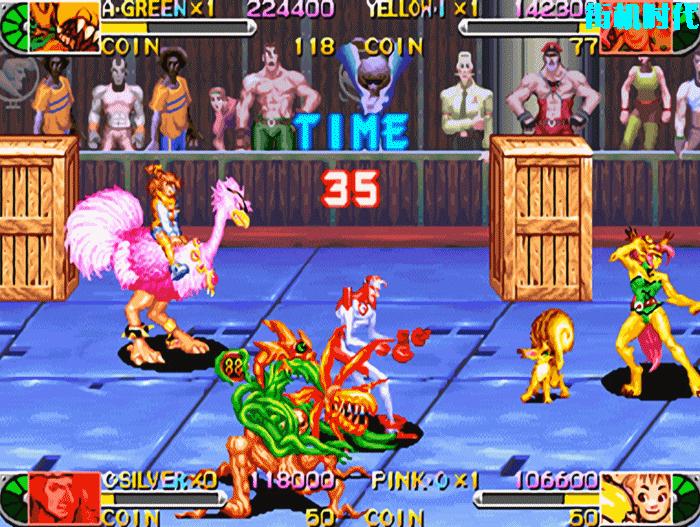 盘点街机四人玩的游戏,四人玩的街机游戏冷门