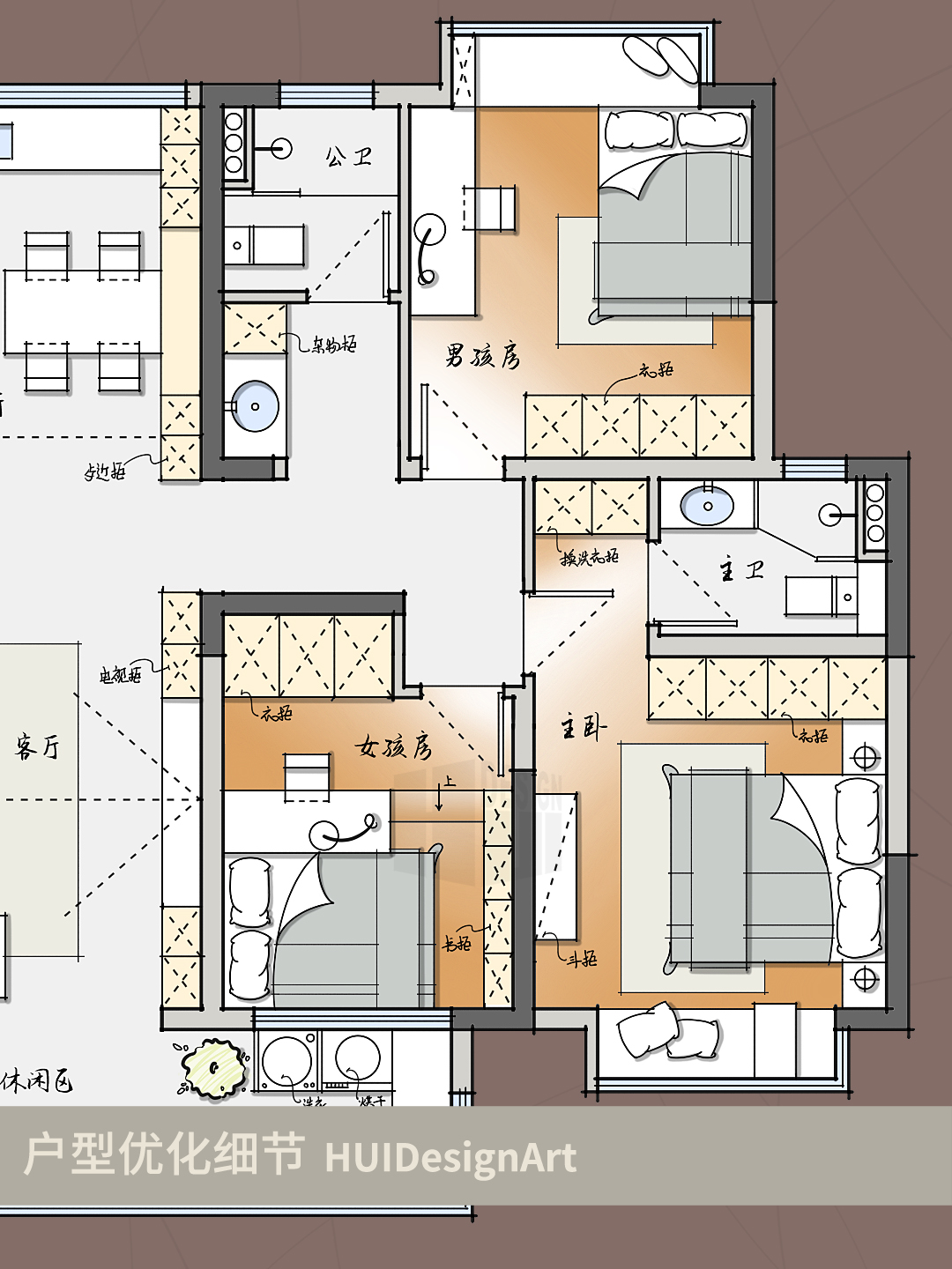 入户门正对阳台如何优化,入户门直对主卧房门