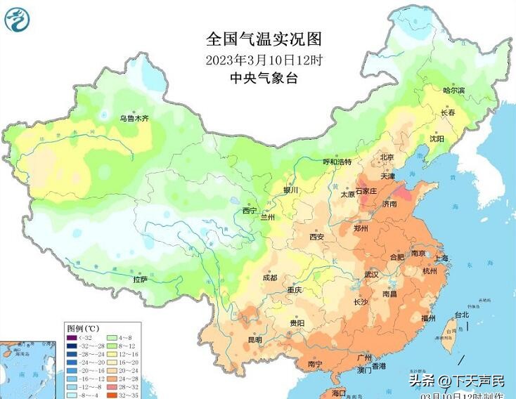 河北多地气温已突破40℃,冀鲁多地地表温度超70