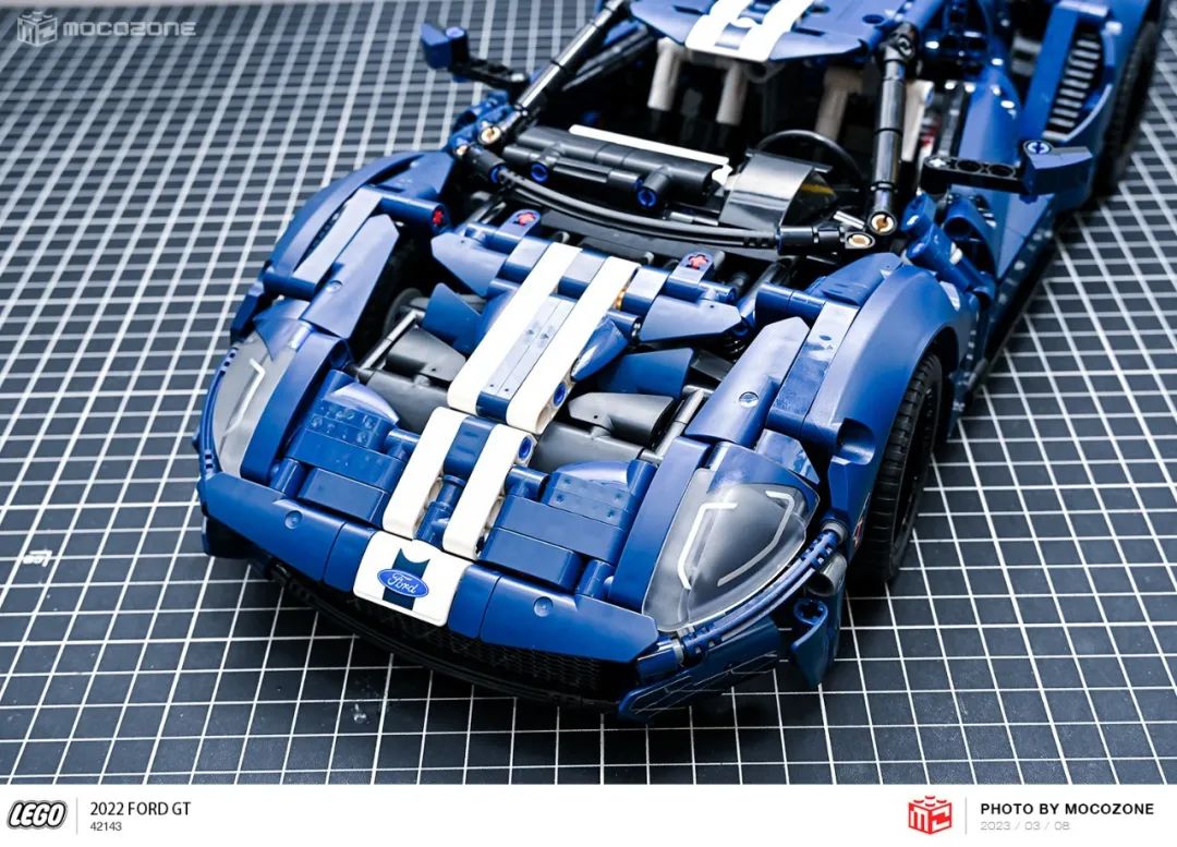 乐高积木福特gt跑车,福特gt2022