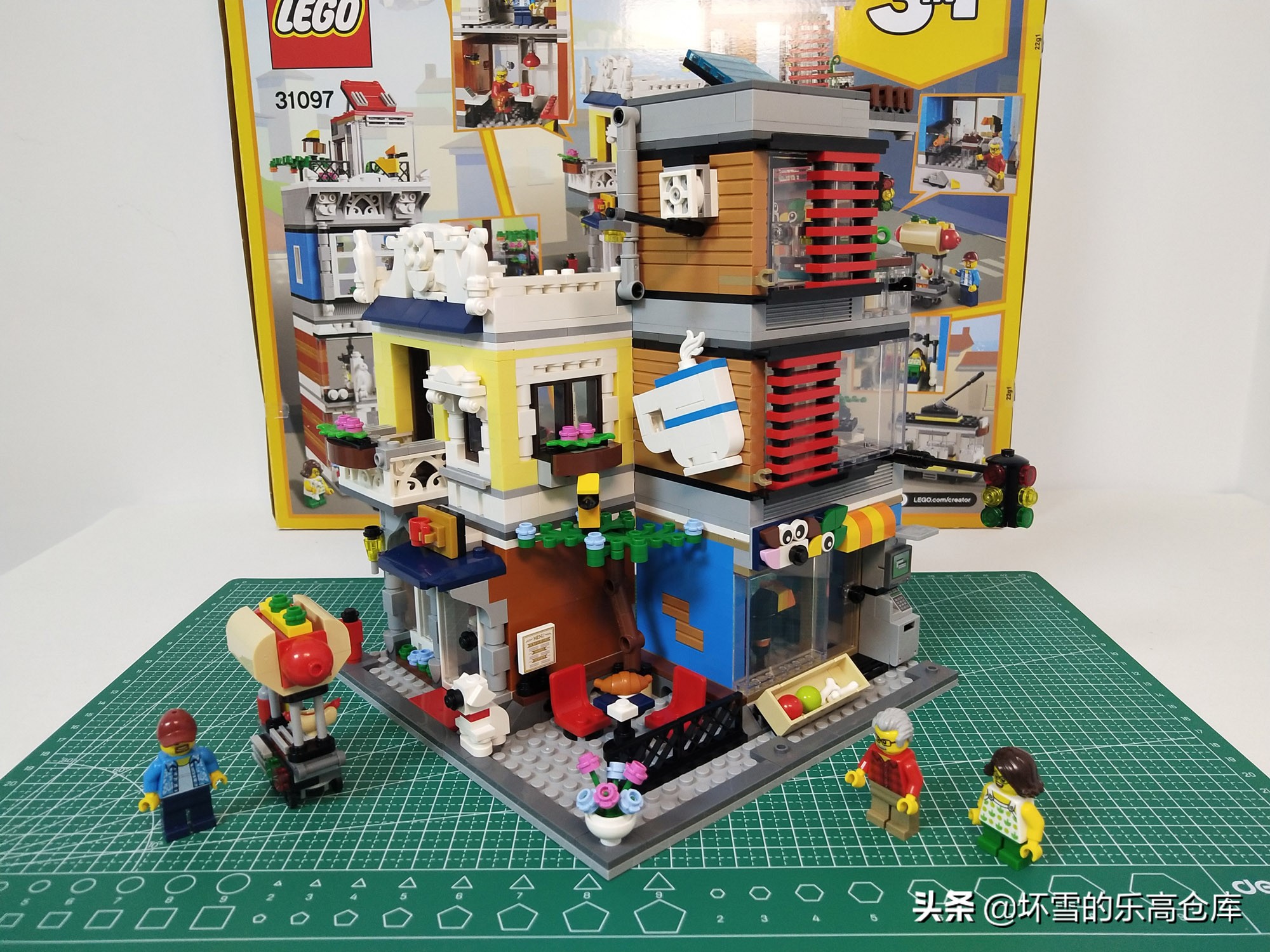 又大又炫酷的城市乐高,乐高创意百变街