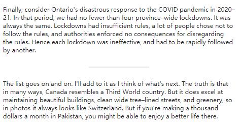 中国移民在加拿大的生活是怎样的？外国网友：加拿大比中国落后