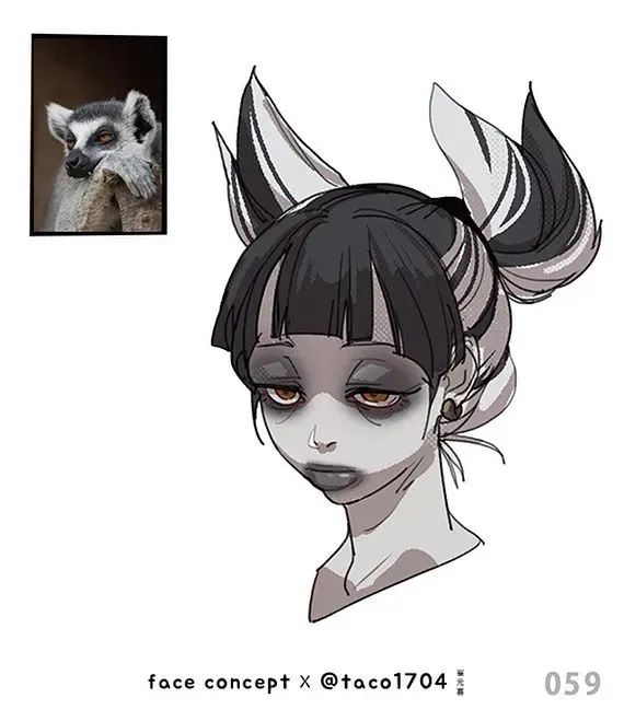 这组拟人头像作品脑洞太大了！就是那位硬核人体教程的画师