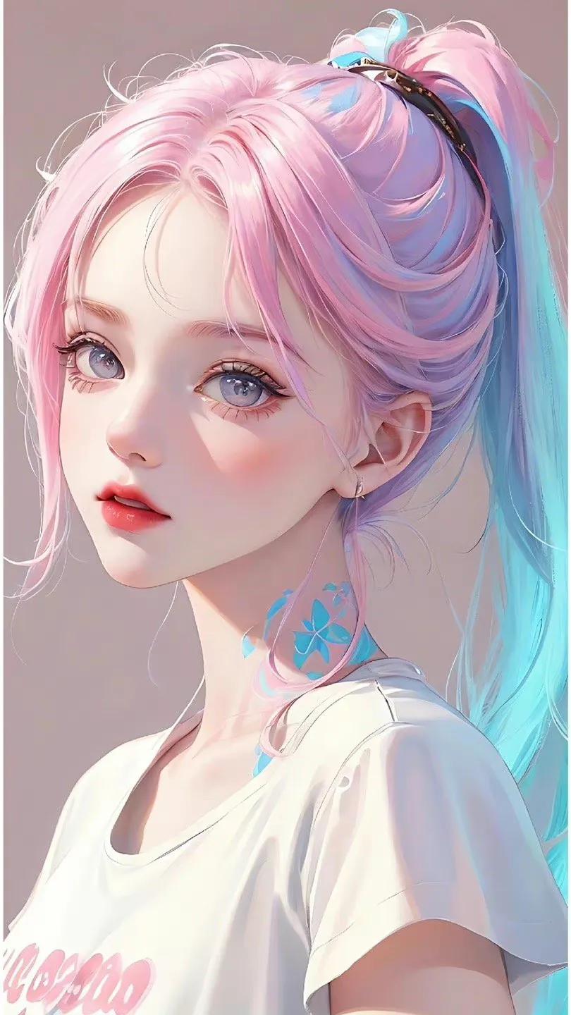 夏天穿搭小姐姐图片,小清新气质的小姐姐写真图片