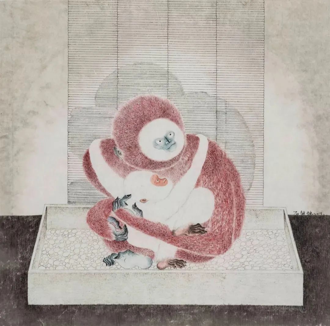 严谨细致的书法,水墨气韵生动的线描