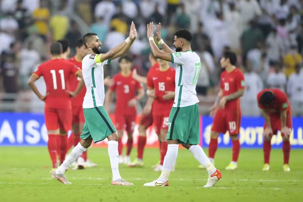 国足将迎战沙特男足现场直播,沙特击败中国男足