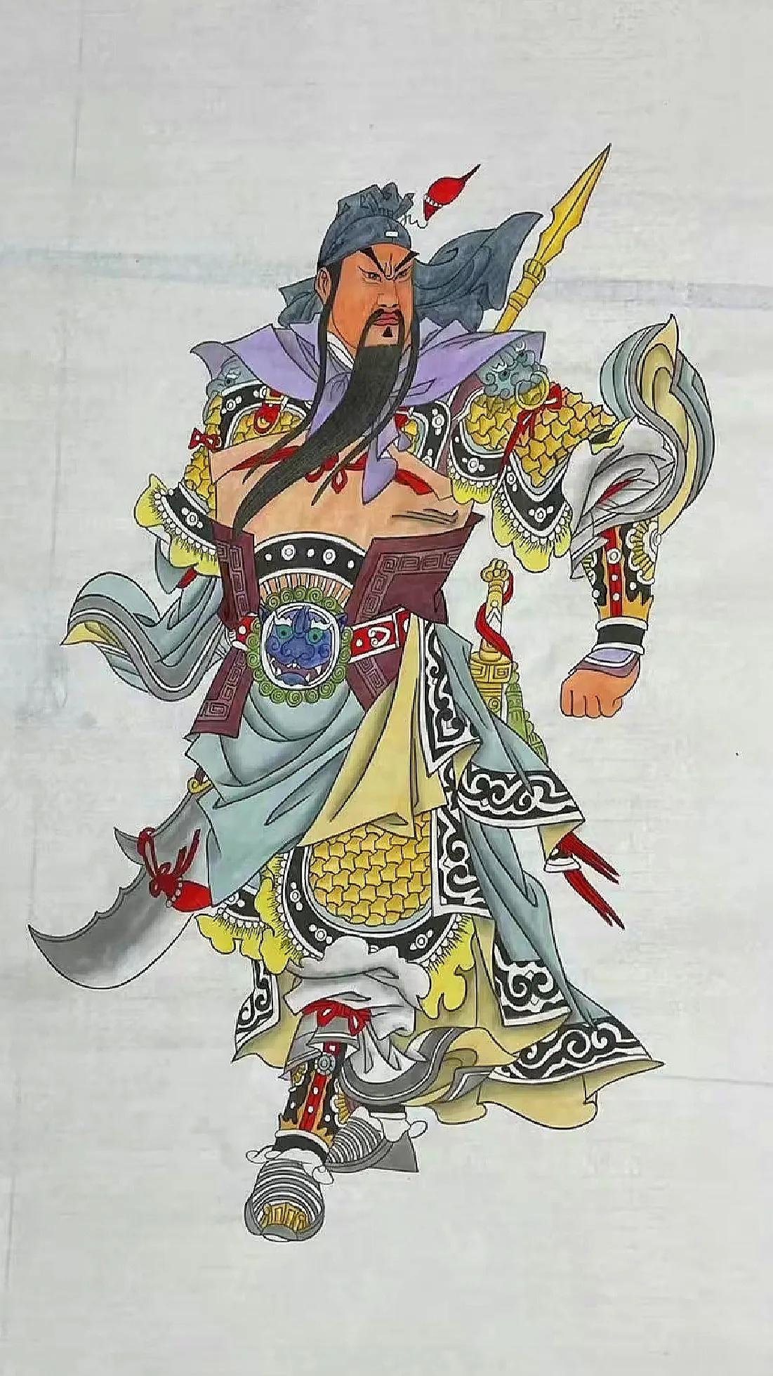 武财神关公高清手机壁纸,武财神图片壁纸高清大图