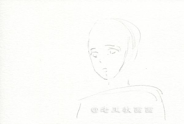 一分钟学会如何画漫画人物,漫画人物零基础入门教程头发