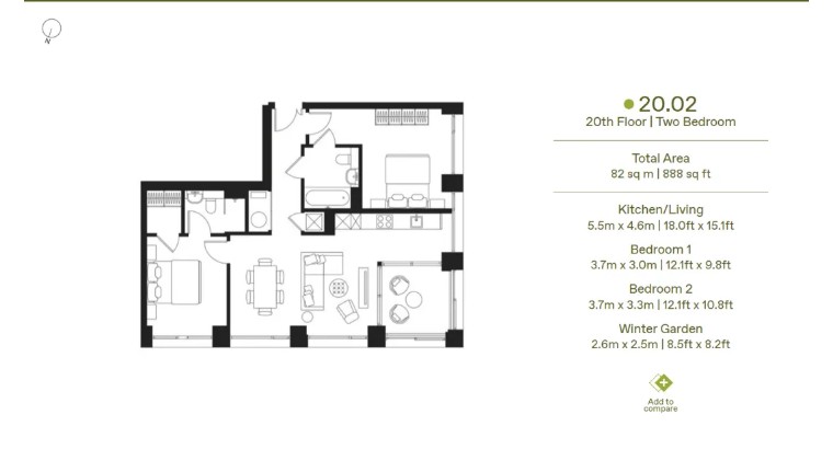 伦敦一区科技城明星住宅TheArc大户型推荐