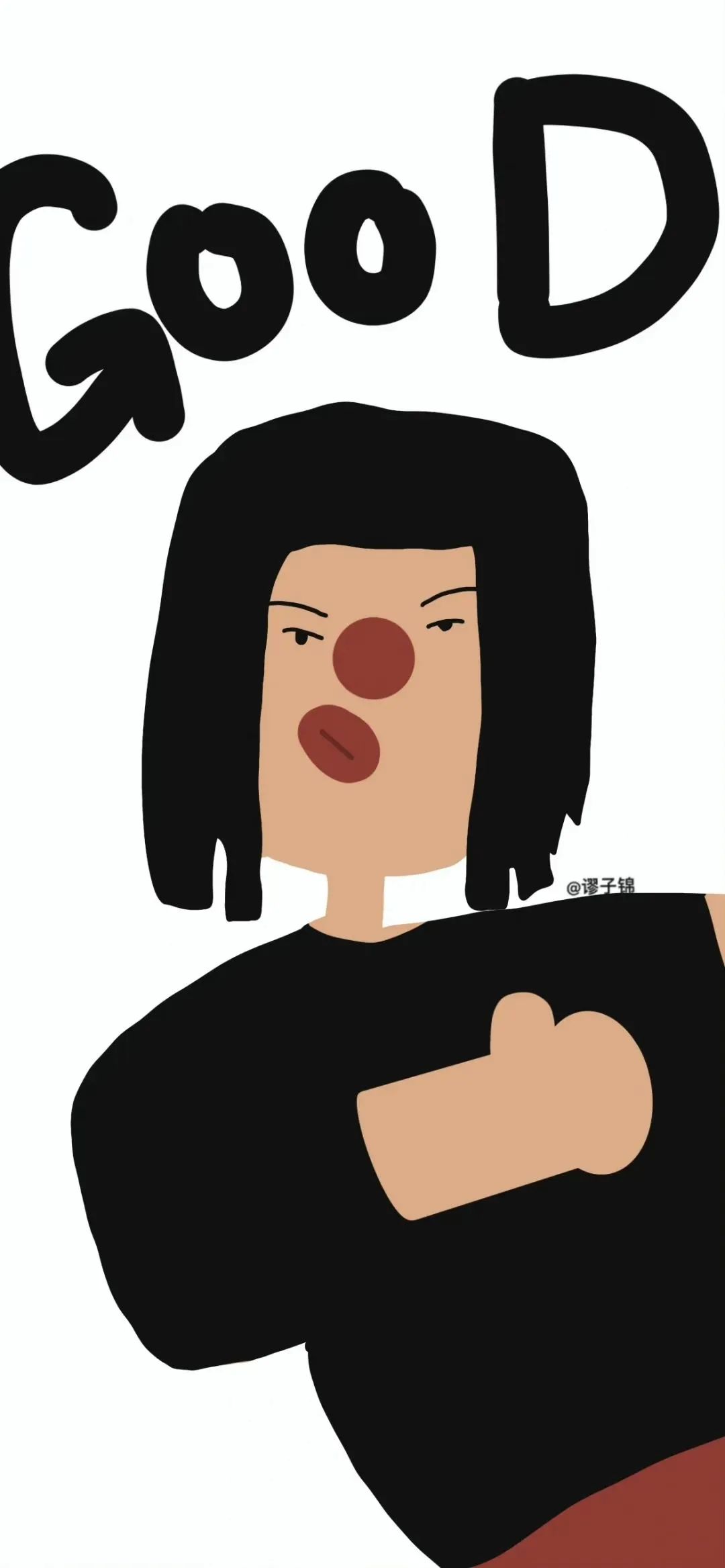 可爱的卡通男女背景,女生聊天背景可爱卡通