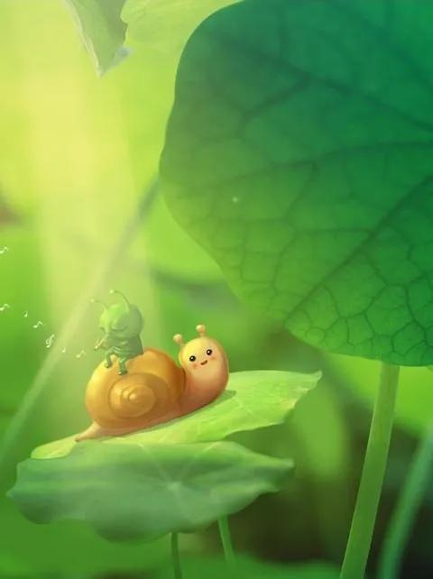 蜗牛壁纸高清全屏无水印,蜗牛壁纸手机超清全面屏