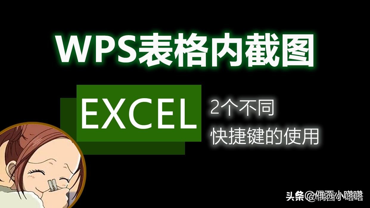 wpsexcel截图快捷键,excel表格里面截图快捷键是哪个