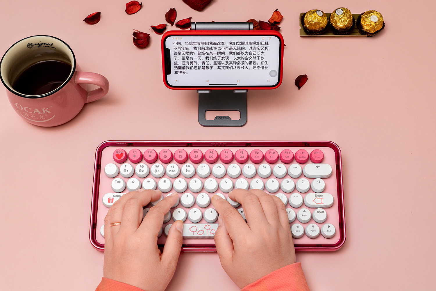 雷柏ralemopre5新春版机械键盘,雷柏ralemopre5圣诞定制版