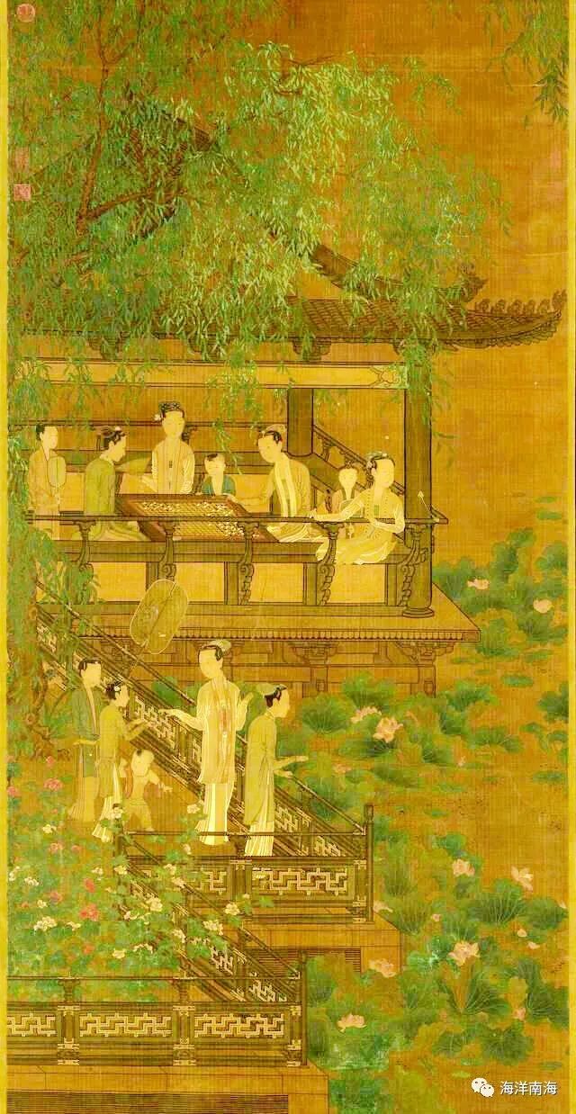 中国古代名画垂钓,古代名画垂钓