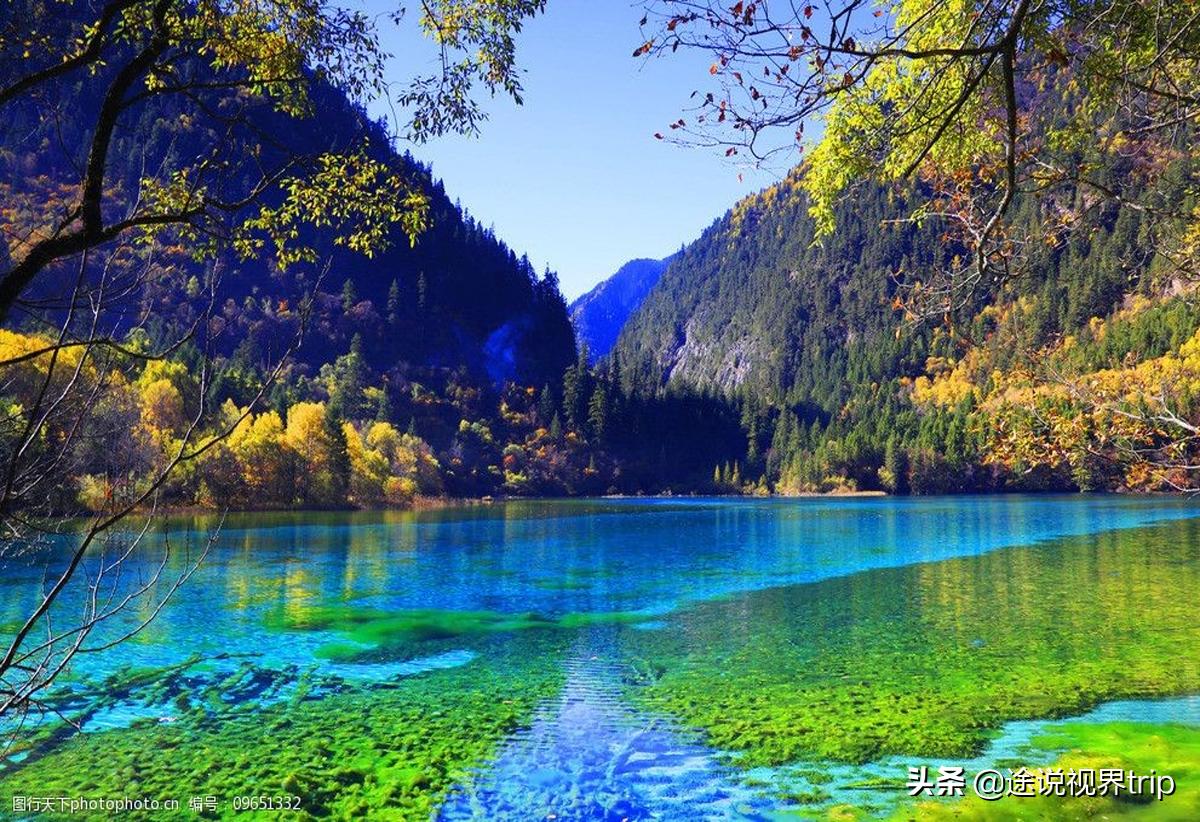 人间仙境的九寨沟,人间仙境九寨沟风景如画美不胜收