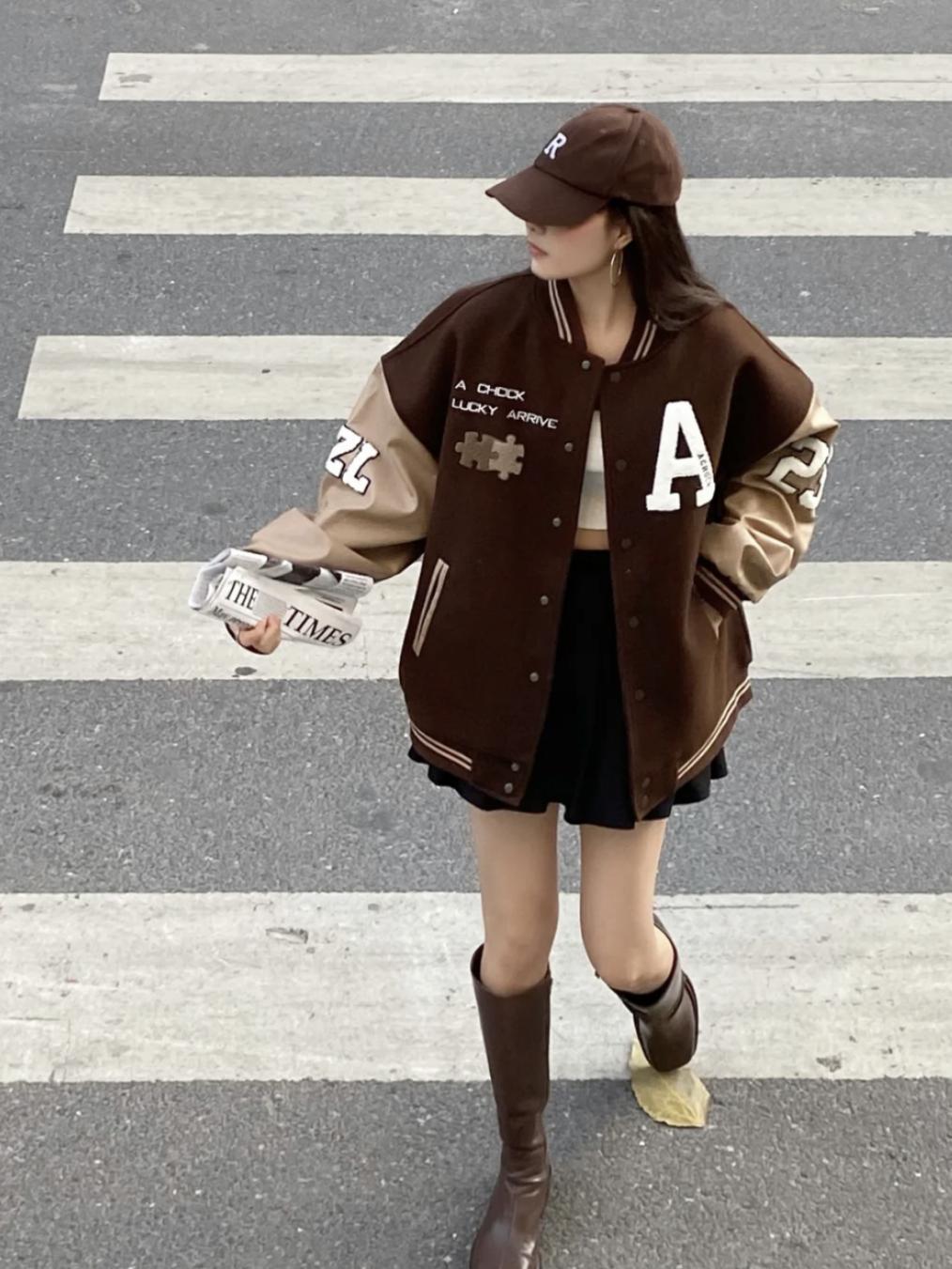 辣妹外套推荐秋季,欧美辣妹风上衣厚外套