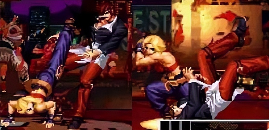 拳皇97风云再起玛丽玫瑰简易技能,拳皇97夜枫玛丽极限反三集锦