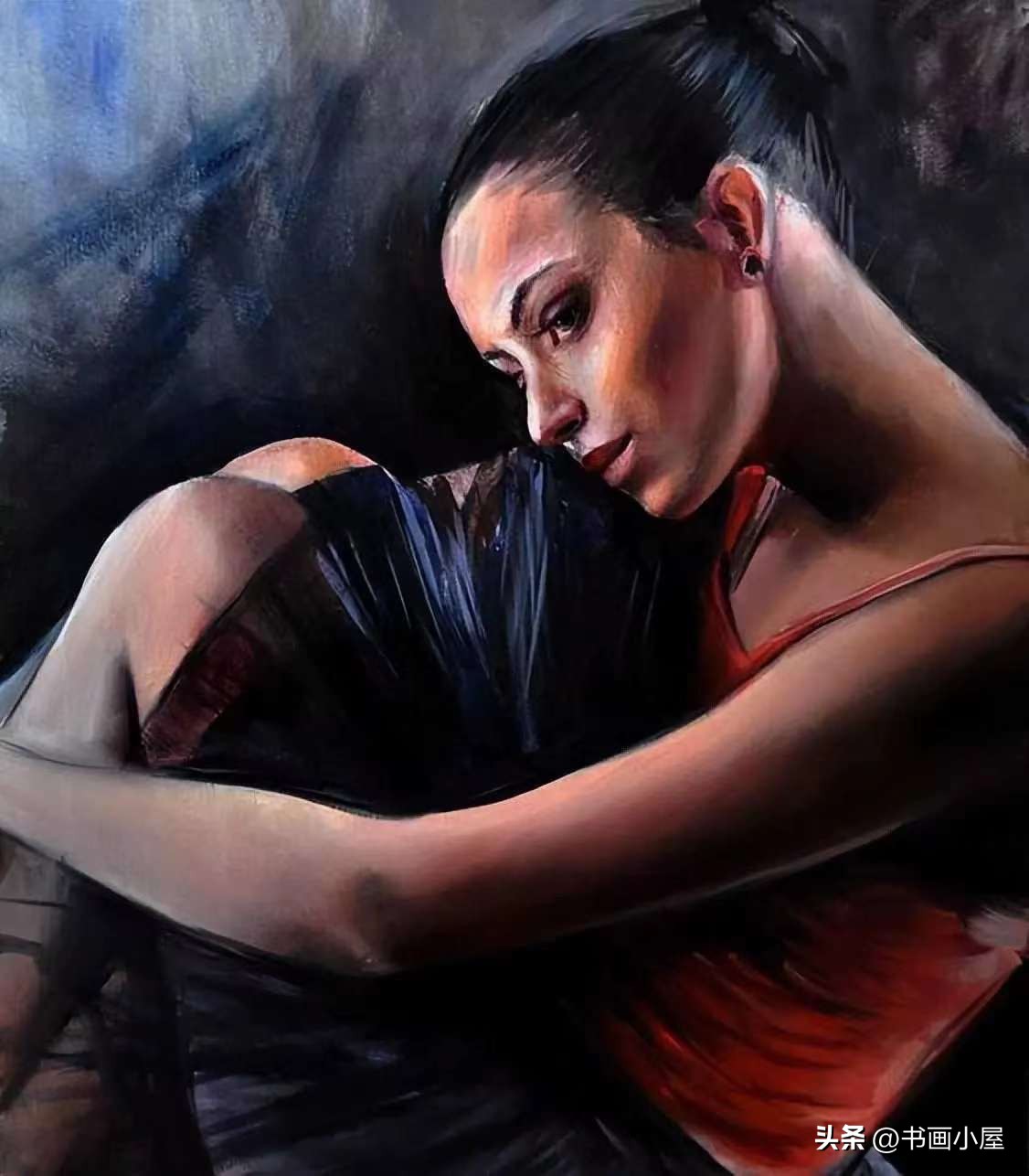 人体油画，你能感受到她的迷人魅力吗？