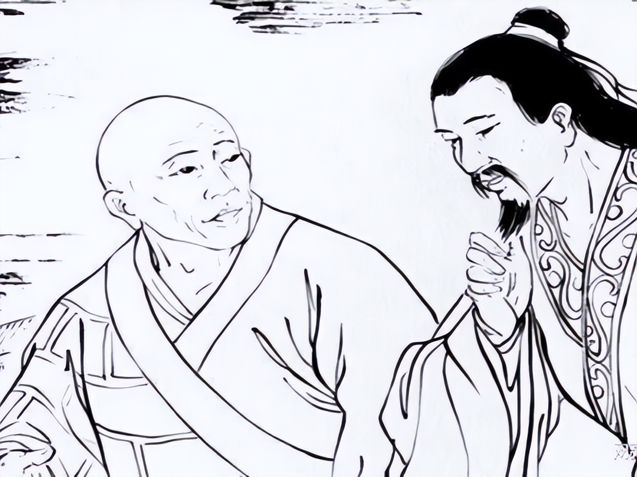 民间故事男子行善高僧指点救命,民间故事男人救下老人竟因祸得福