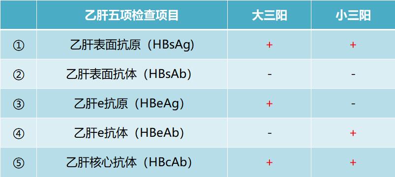 小三阳与大三阳有什么区别,大三阳和小三阳区别是乙肝吗