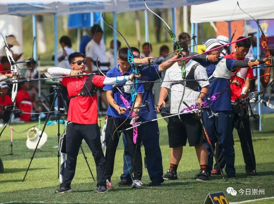 崇州市2020运动会第一名,射落金牌