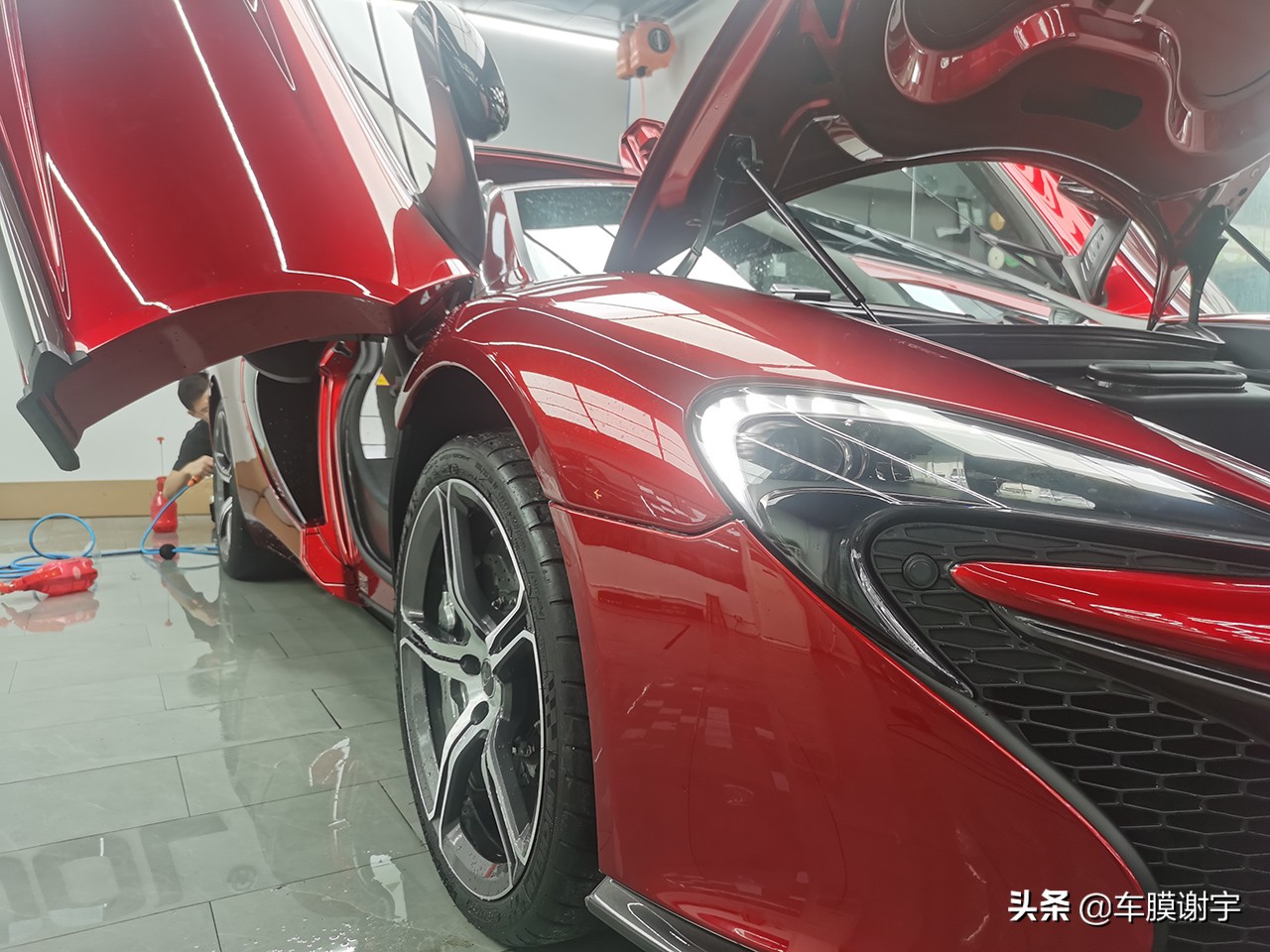 迈凯伦650s车布多少钱,迈凯伦进口车衣贴膜