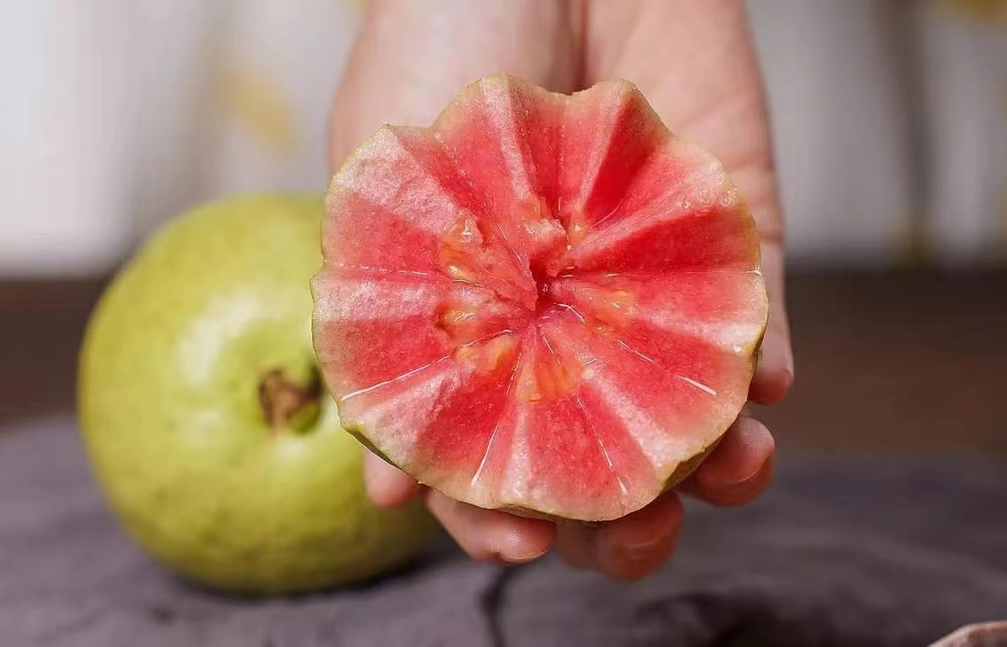 红心芭乐跟红宝石番石榴哪个好吃,红宝石芭乐番石榴海南