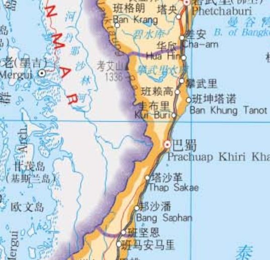 巴蜀府旅游景点,世界各国旅游胜地泰国地图