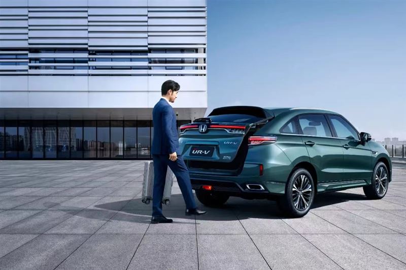 新款本田ur-v实车被曝,全新东风本田ur-v将于今晚上市