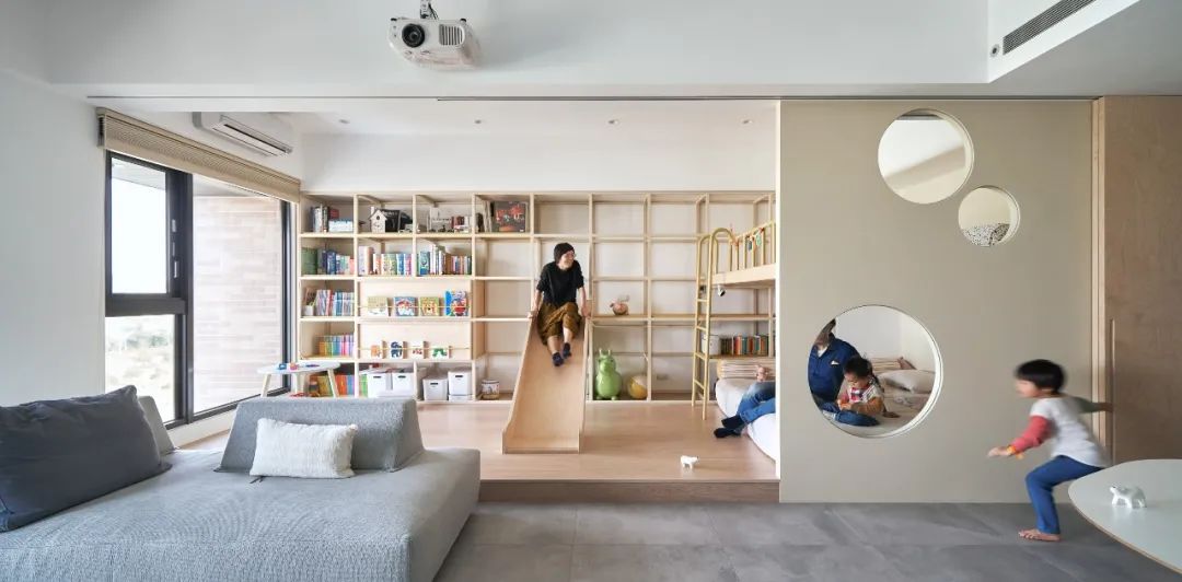 她家仅85㎡，却装下了一个「游乐园」，家居氛围太棒了