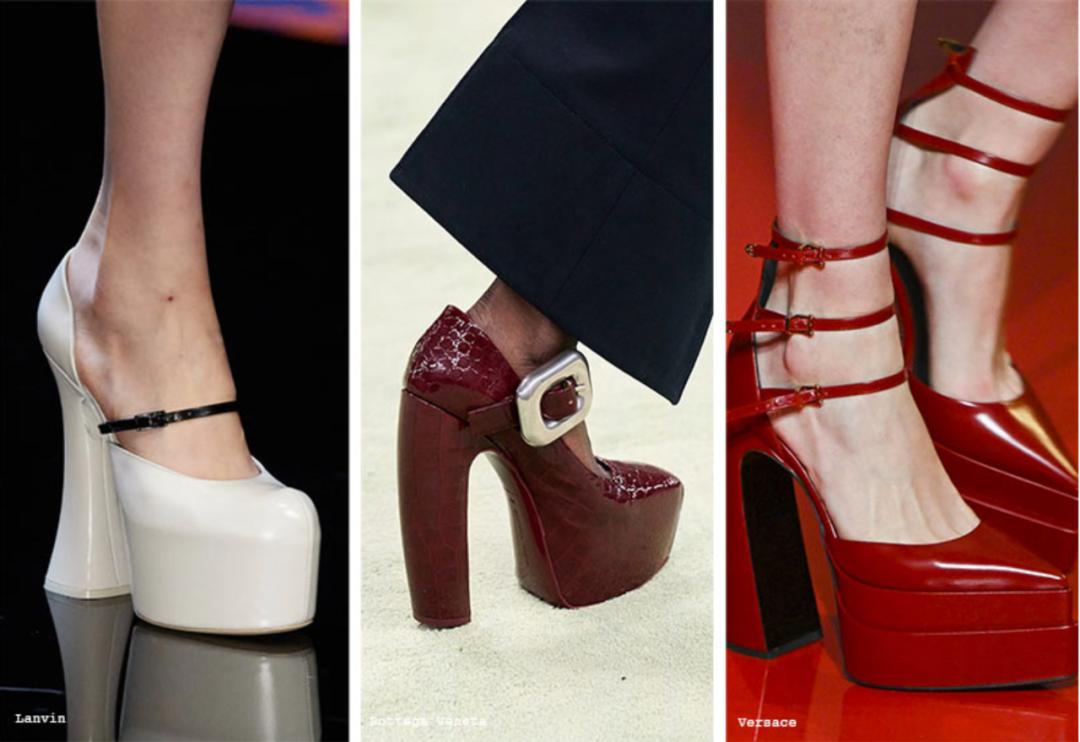 女明星为什么忍痛穿尖头高跟鞋,女明星穿超高防水台高跟鞋