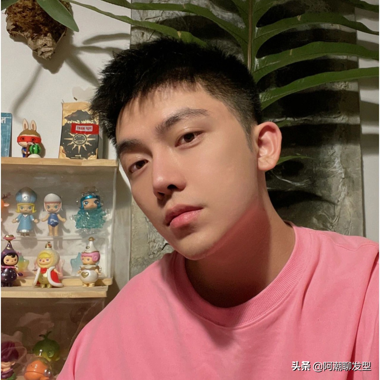 潮色渐变头发短发图片大全,渐变发型男短发p图教程