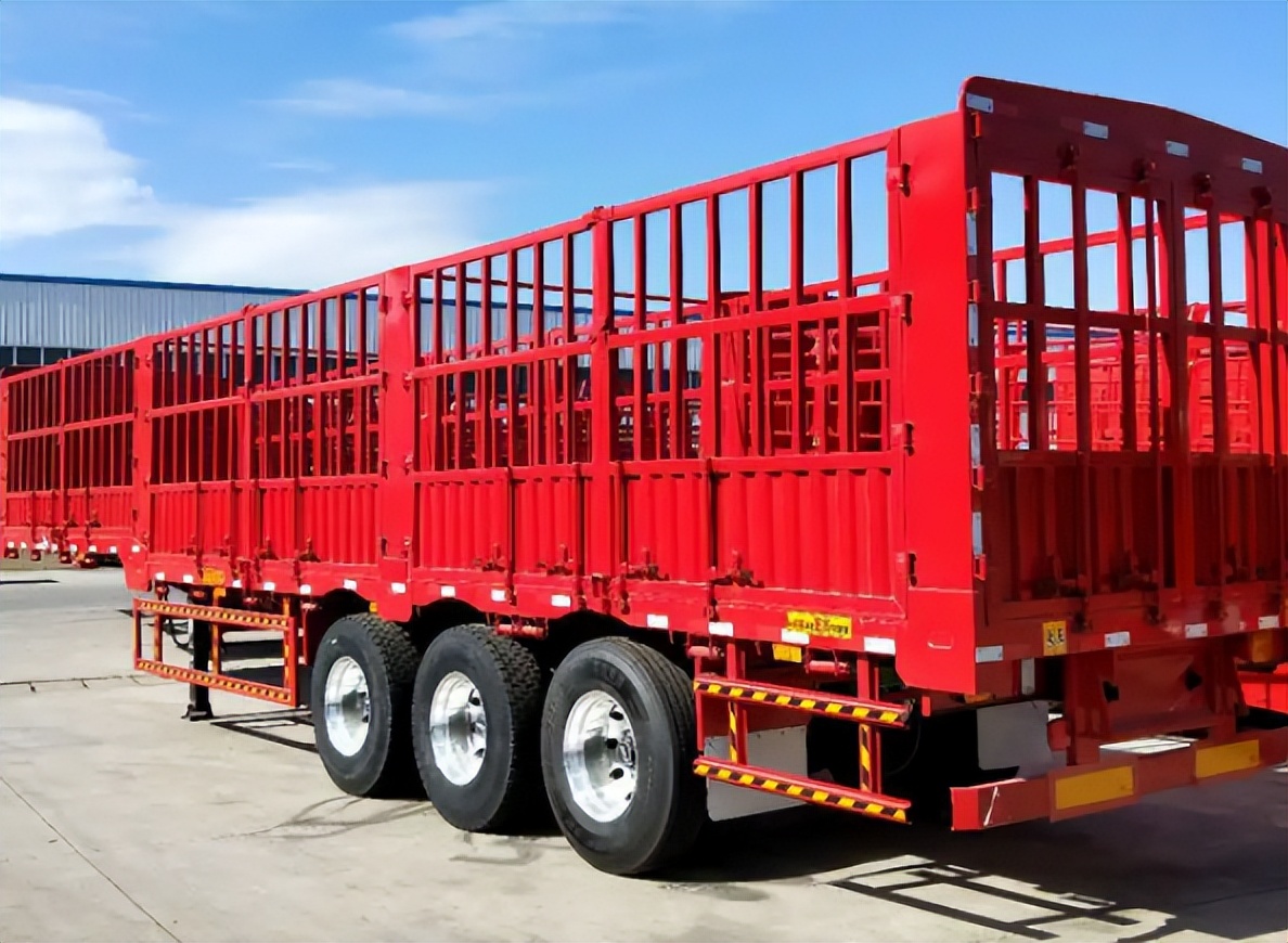 仓栅式半挂车,仓栅式运输半挂车