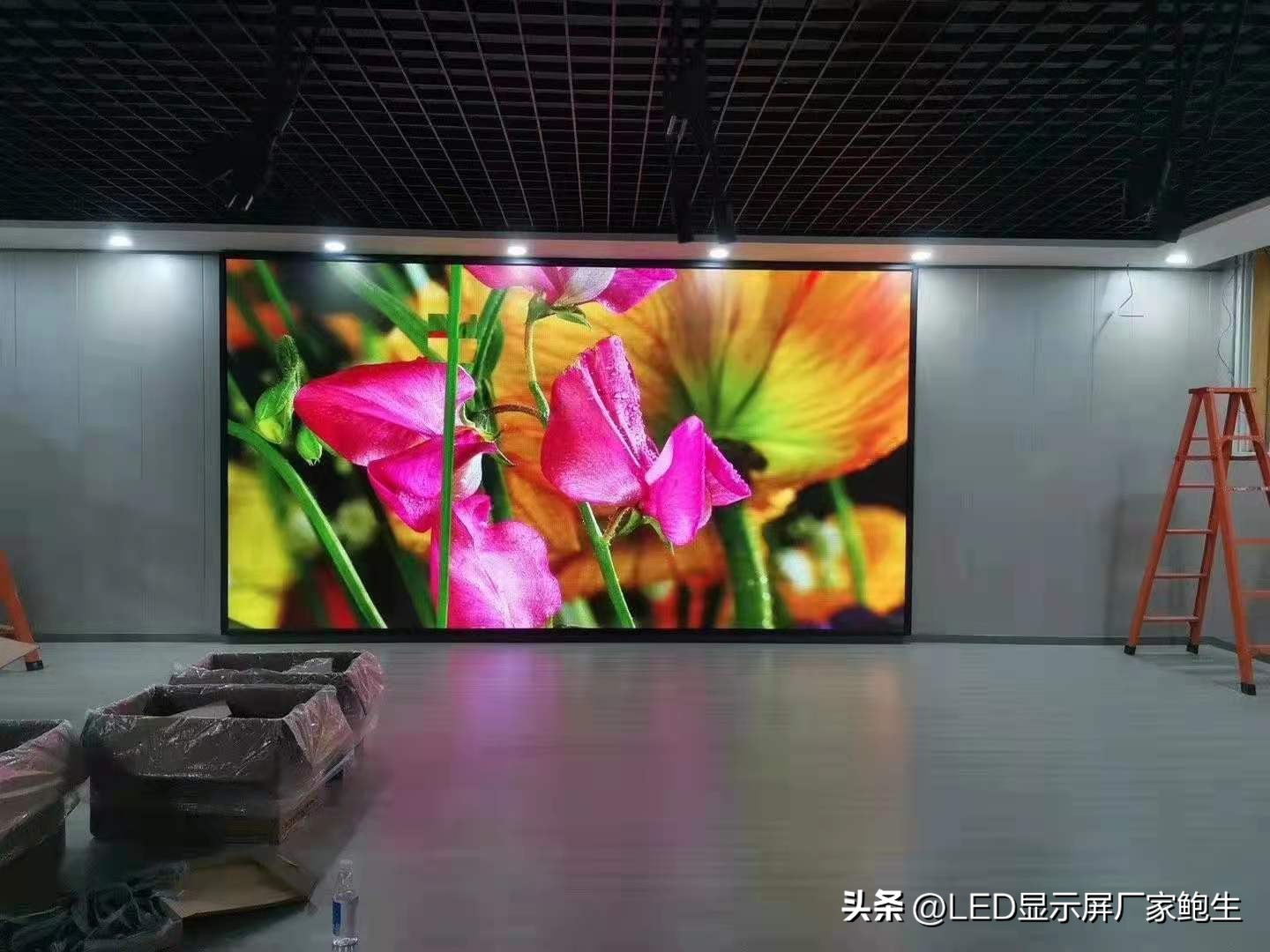 卡莱特全彩p2.5led屏首次调试教程,室内全彩led显示屏的像素选择