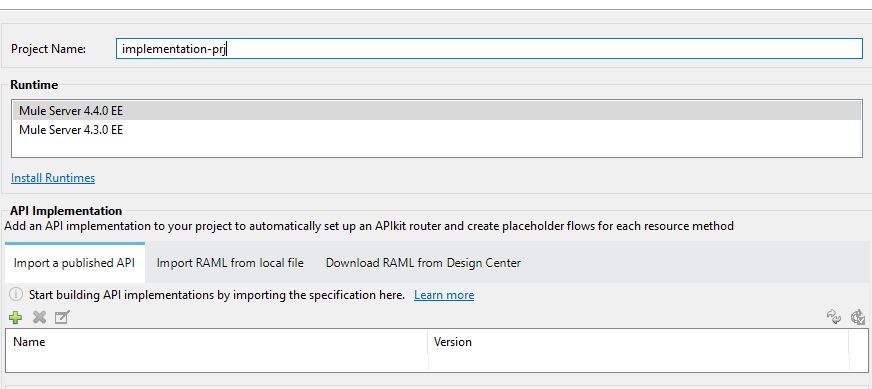 如何在Mule4中配置通用流程以重用通用功能